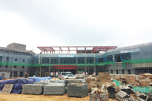 지난해 12월 고성연수원 건설현장 모습