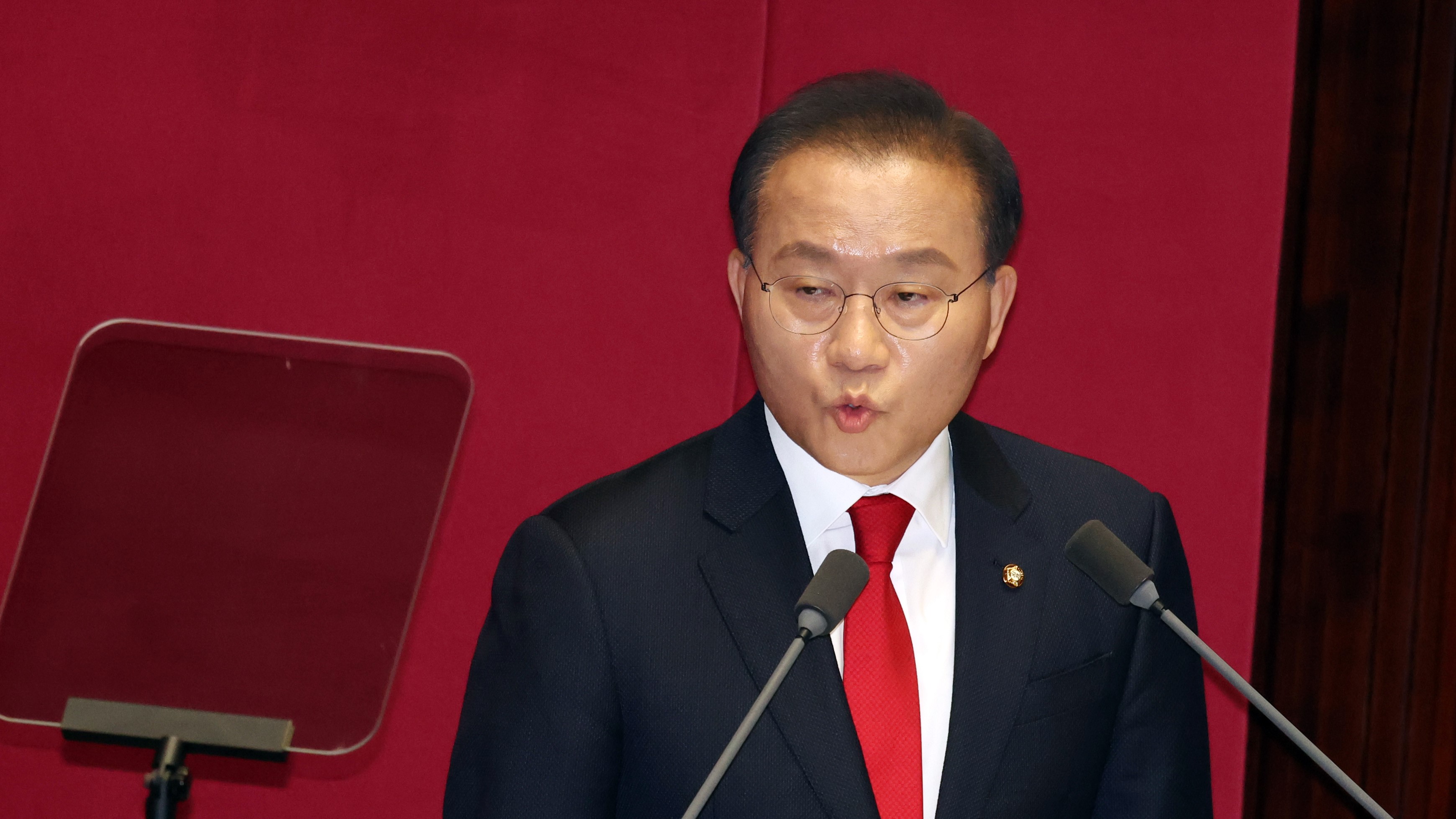 윤재옥 국민의힘 원내대표는 21일(수)