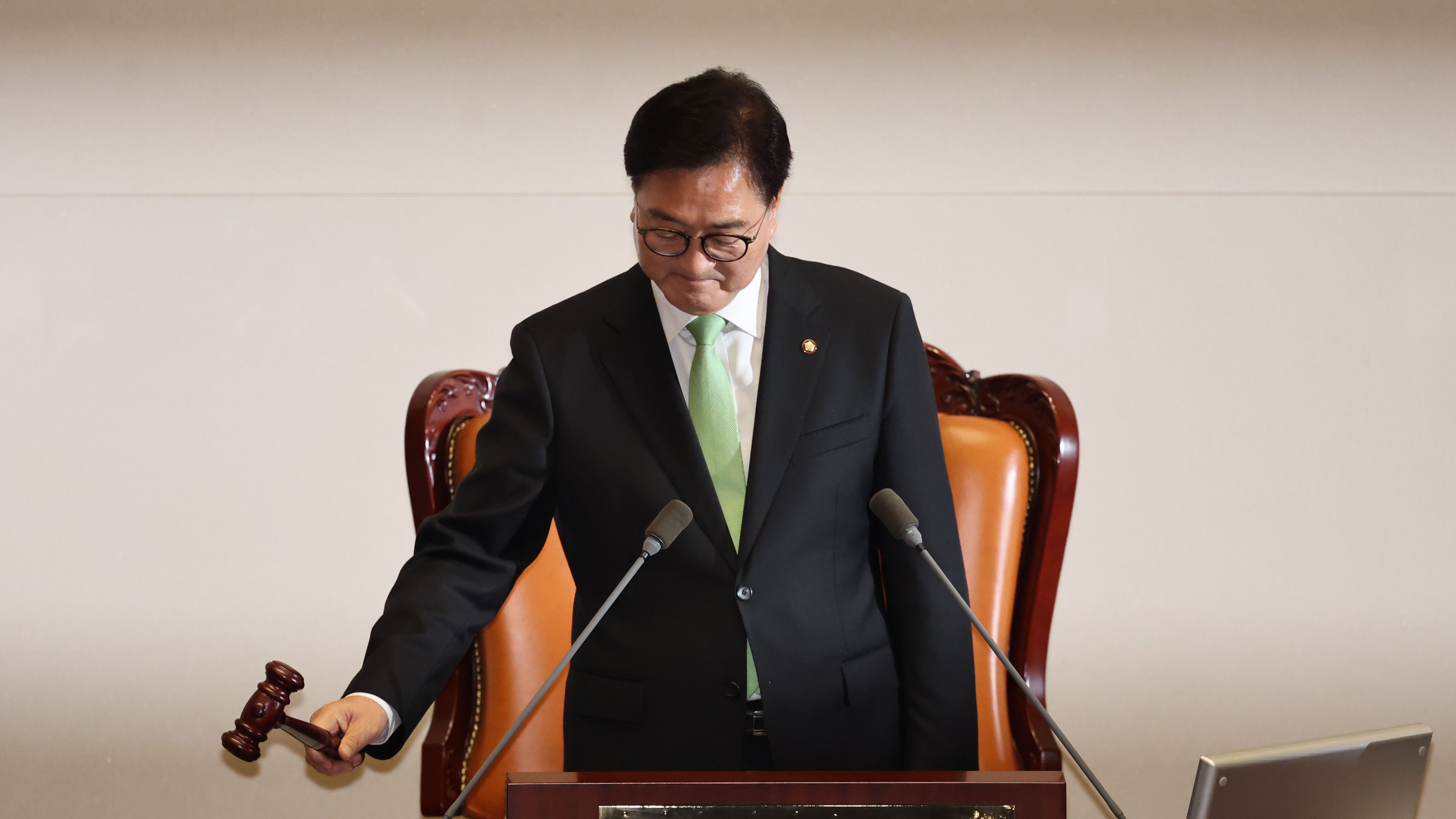 우 의장은 이날 418회국회(정기회) 제11차 본회의에서 열린 '