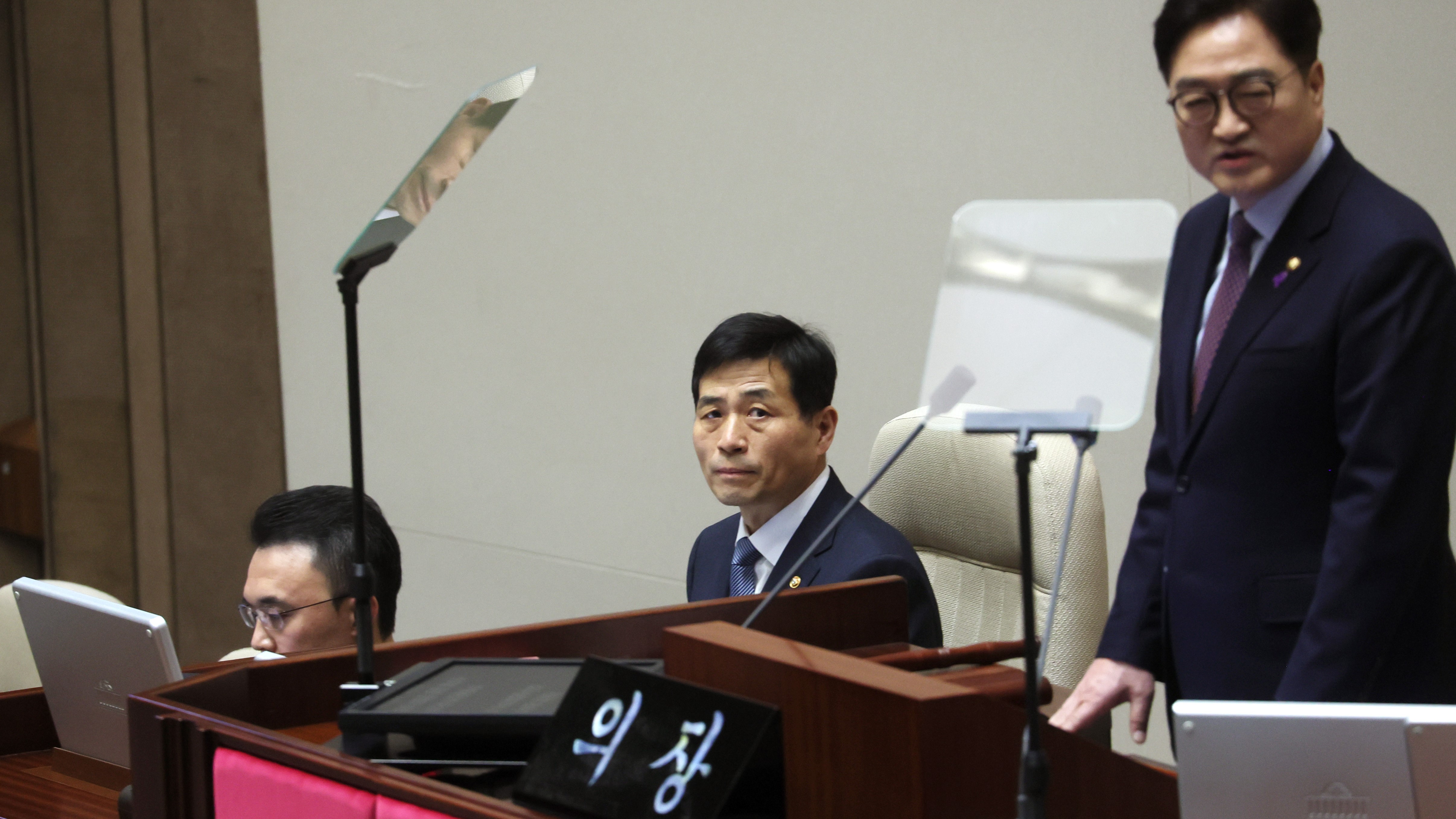 우원식 국회의장이 3일(월) 오후 열린 제422회국회(임시회) 개회사를 하고 있다.(사진=뉴스1)