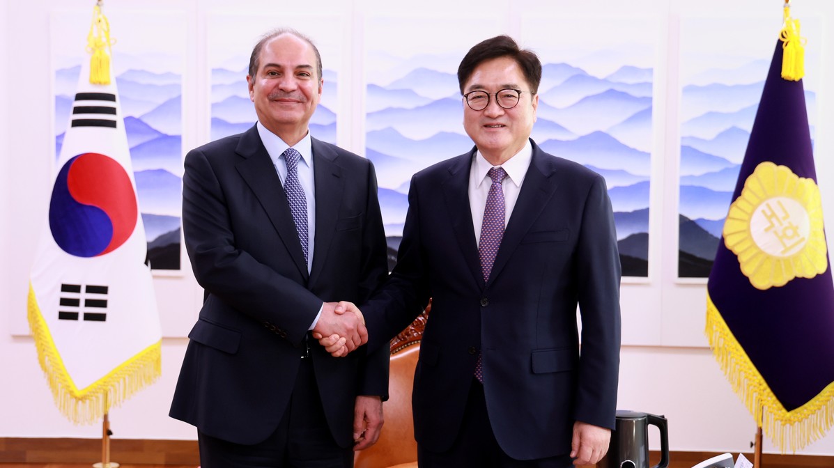 우원식 국회의장은 27일(목) 오전 의장집무실에서 사미 알 사드한 주한사우디아라비아대사를 접견했다.